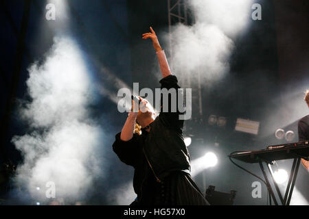 MO la riproduzione del John Peel stadio a Glastonbury 2016 Foto Stock