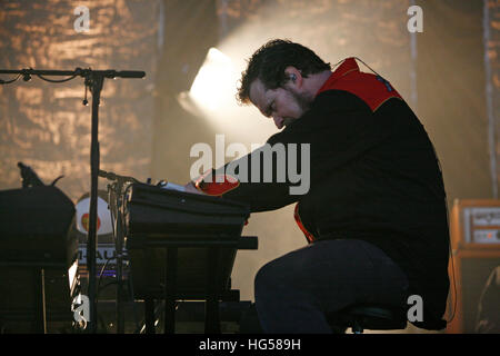 John Grant di eseguire sul John Peel stage a Glastonbury 2016. Foto Stock