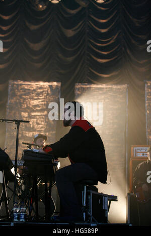 John Grant di eseguire sul John Peel stage a Glastonbury 2016. Foto Stock