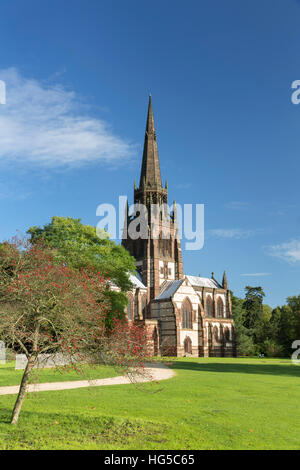 Chiesa di Santa Maria Vergine a Clumber Park, Nottinghamshire, England, Regno Unito Foto Stock