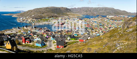 Qaqortoq, Groenlandia meridionale, regioni polari Foto Stock