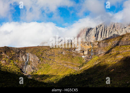 La cascata di Andringitra Parco Nazionale, Ambalavao, zona centrale Foto Stock