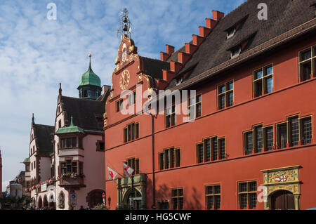 Haus zum Walfisch [Whale House], Freiburg im Breisgau, Foresta Nera, Baden-Württemberg, Germania Foto Stock