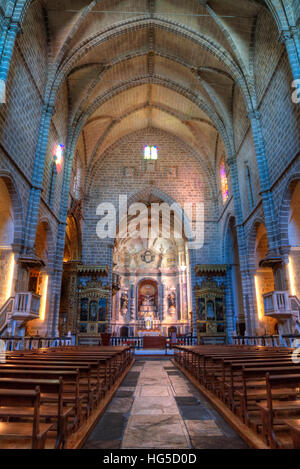 Royal chiesa di San Francesco, Evora, UNESCO, Portogallo Foto Stock