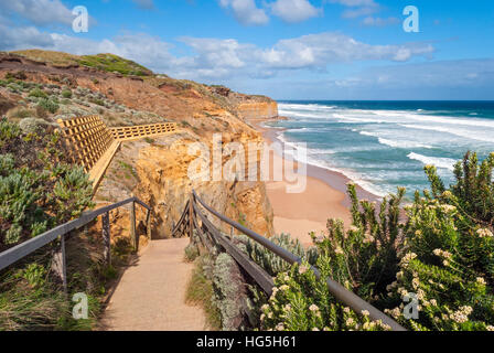 Australia, Great Ocean Road vicino a dodici apostoli Foto Stock