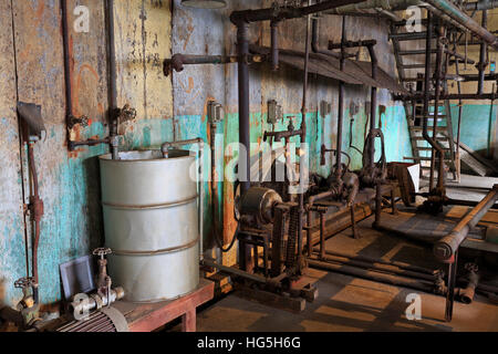 Golfo di Georgia Cannery,Steveston Villaggio di Pescatori, Vancouver, British Columbia, Canada Foto Stock