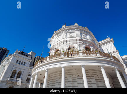 Argentina, Provincia di Buenos Aires, La Plata, vista del municipio in Plaza Moreno. Foto Stock