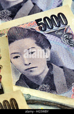 Note di yen Foto Stock