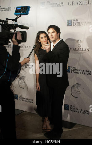 Ian Somerhalder Foundation beneficio alla Galleria Marchetti in Chicago, IL, STATI UNITI D'AMERICA del 3 dicembre, 2016 dotate di: Nikki Reed, Ian Somerhalder dove: Chicago, Illinois, Stati Uniti quando: 04 Dic 2016 Foto Stock