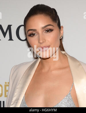 West Hollywood, Stati Uniti d'America. 04 gen 2017. Olivia Culpo partecipa alla seconda edizione di Moet momento Film Festival e kick off di Golden Globes settimana presso la Sala Doheny in West Hollywood, la California il 5 gennaio 2017. © foto di accesso/Alamy Live News Foto Stock