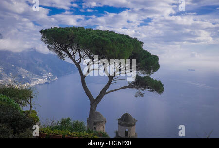 Almafi coast città di ravello,Italia Foto Stock