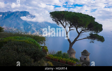 Almafi coast città di ravello,Italia Foto Stock