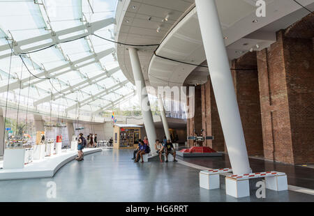 Atrio Interno del Brooklyn Museum, Brooklyn, New York. Foto Stock