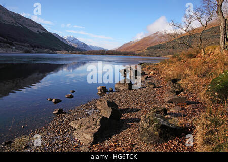 Balquhidder,Sterling,Scozia, Regno Unito - Rob Roy MacGregors rosso luogo di riposo Foto Stock