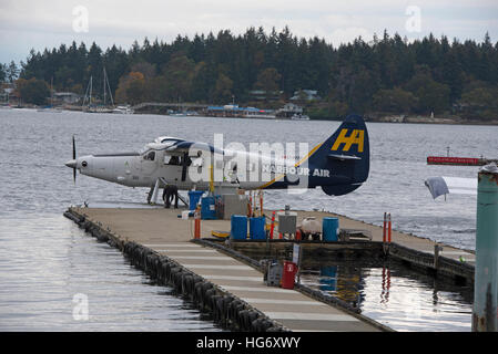 Porto aria propulsori singolo DHC-3 Lontra turbina aeromobili a Nanaimo, Isola di Vancouver. BC. In Canada. SCO 11,332. Foto Stock