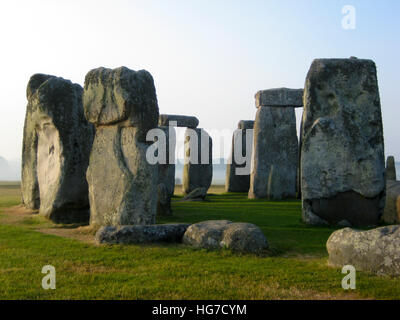 Stonehenge in Inghilterra Foto Stock