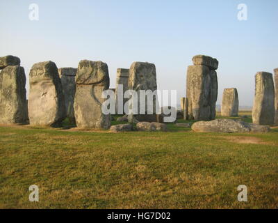 Stonehenge in Inghilterra Foto Stock