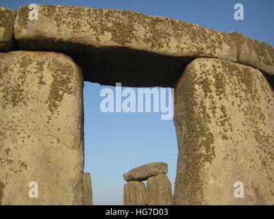 Stonehenge in Inghilterra Foto Stock