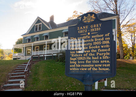 Zane museo grigio Lackawaxn township PA Foto Stock