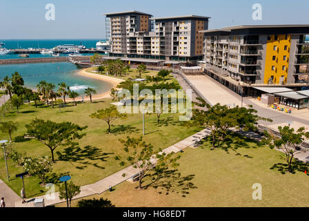 La città di Darwin Waterfront e sviluppo Foto Stock