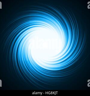 Blu energy vortex Illustrazione Vettoriale