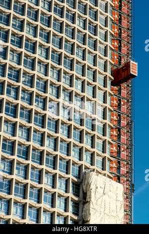 Londra edificio iconico punto centrale essendo ristrutturato. Foto Stock