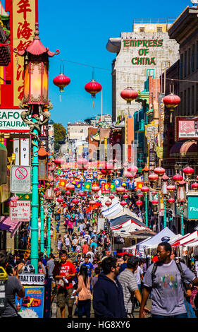 In autunno la Festa della Luna 2015 nella Chinatown di San Francisco Foto Stock