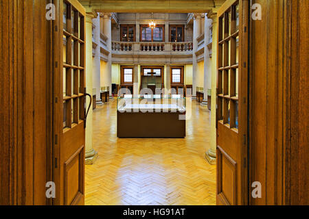 Hornby sala biblioteca all'interno di Liverpool Central Library Foto Stock