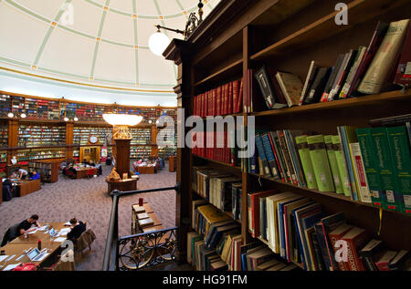 Picton sala lettura all'interno di Liverpool Central Library. LIVERPOOL REGNO UNITO Foto Stock