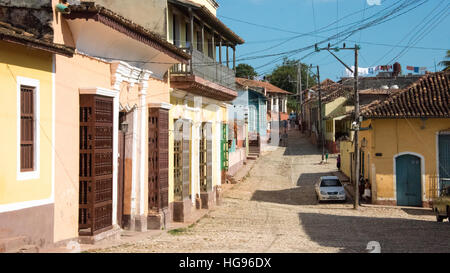 Scena di strada, Trinidad, Cuba Foto Stock