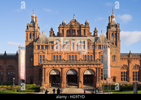 Kelvingrove Museum e la galleria d'arte di Glasgow, Scotland, Regno Unito Foto Stock