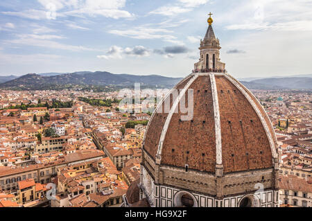 Bella vista di Firenze Italia Foto Stock