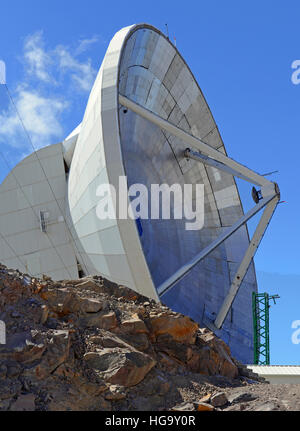 Large Millimeter radio telescopio sulla vetta del vulcano Sierra Negra, Messico Foto Stock