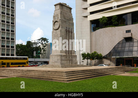 Il cenotafio, Isola di Hong Kong, per onorare i soldati dall'area che morì durante la Prima Guerra Mondiale e due Foto Stock