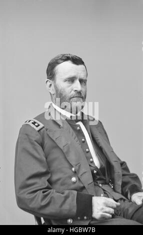 Generale Ulysses S. Grant dell'esercito dell'Unione. Foto Stock