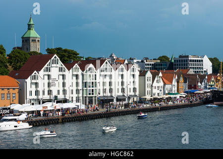 Stavanger dal mare. Norvegia, Scandinavia, Europa. Foto Stock