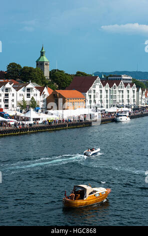 Stavanger dal mare. Norvegia, Scandinavia, Europa. Foto Stock