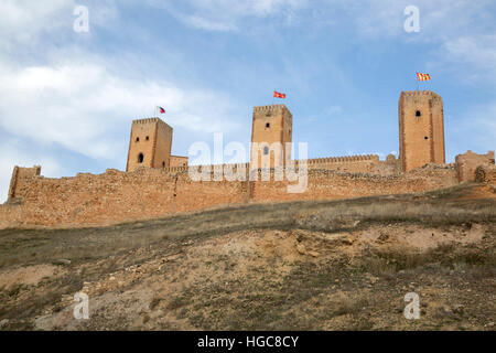 Molina de Aragon Castello; provincia di Guadalajara; Spagna Foto Stock