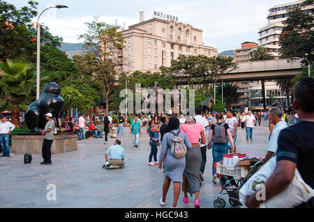 Botero Plaza a Medellin, Colombia Foto Stock