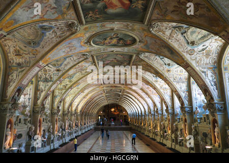 Antiquarium di Monaco di Baviera Residenz di Monaco di Baviera Foto Stock