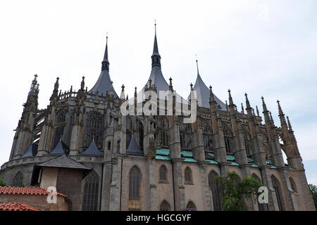 Santa Barbara è la Chiesa, Kutna Hora Foto Stock