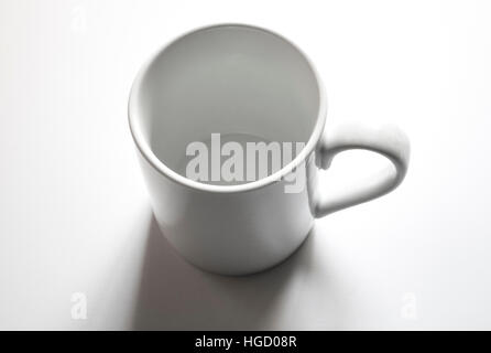 Bianco vuoto tazza da caffè Foto Stock