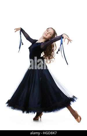 Bella sala da ballo di adolescenti ballerina Foto Stock