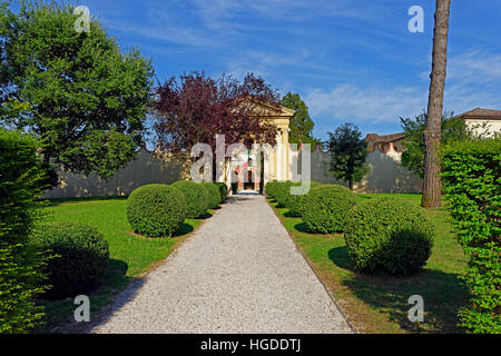 Torreglia, Colli Euganei, Colli Euganei, villa dei vescovi, ingresso Foto Stock