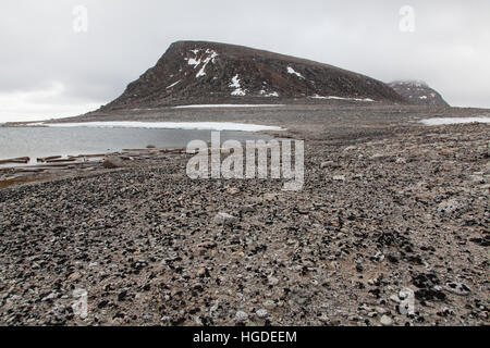 Spitsbergen, Svalbard, Phippsöya, polare, freddo deserto, Foto Stock
