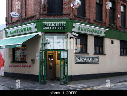 Pulic Girasole House di Belfast City Centre Foto Stock