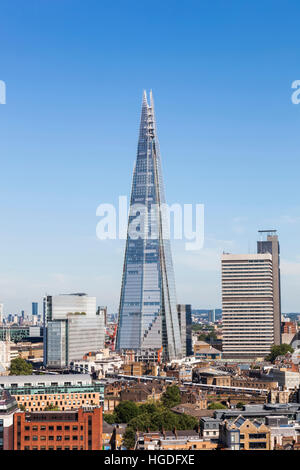 Inghilterra, Londra, vista di Southwark e il frammento da Tate Modern Foto Stock