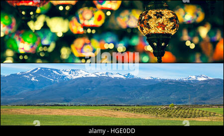 Collage di granada,Spagna (le mie foto) Foto Stock