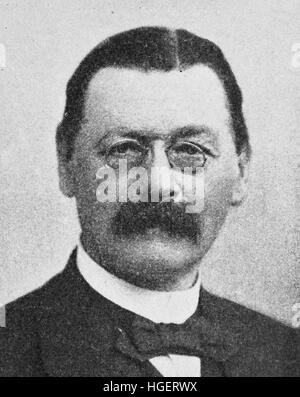 Ferdinand Zirkel, 20 maggio 1838 - 11 giugno 1912 era un geologo tedesco e petrografo, la riproduzione di una foto a partire dall'anno 1895, digitale migliorata Foto Stock