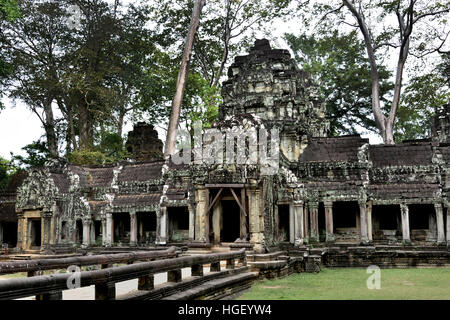 ( Angkor complesso archeologico di diversi capitelli Impero Khmer 9-15secolo Angkor Wat, Angor Thom, tempio Bayon, Cambogia ) Foto Stock